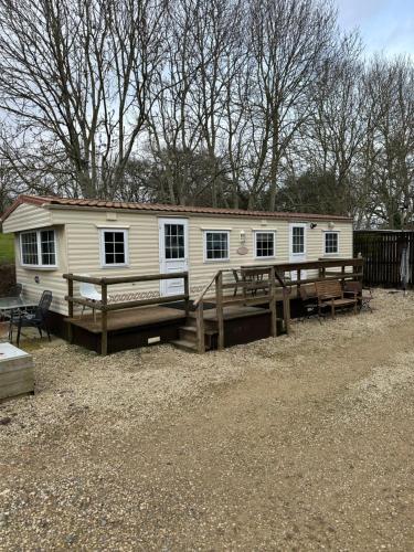 Static Mobile home set in our 20 acres of farmland