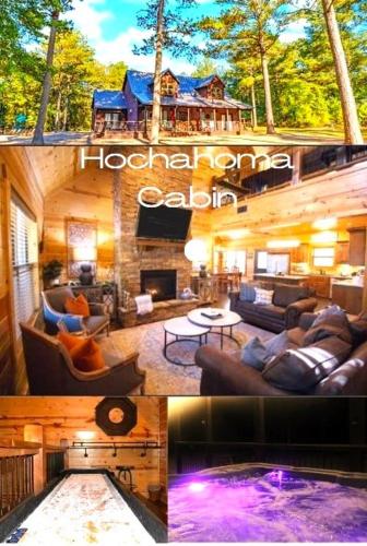 4BR/3Bth family cabin with a hot tub, sleeps 14 in Broken Bow, USA