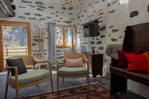 Koplietošanas atpūtas telpa ar TV, Verzasca Lodge Ofelia in Frasko
