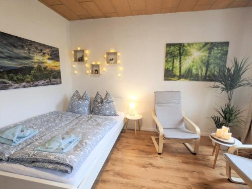 Urlaubsmagie - Ferienwohnung Rothirsch - Garten & Saisonaler Pool, Nordsachsen