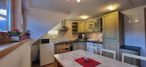 virtuve, Apartments & Hostel Bohinj in Bohiņsko Jezero