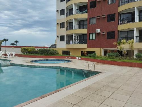 Terra Hospedagem flats aconchegantes piscina e academia via park - Parque Alberto Torres