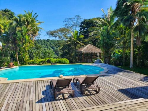 Villa d'une chambre avec piscine privee terrasse amenagee et wifi a Petit Bourg - Location, gîte - Petit-Bourg