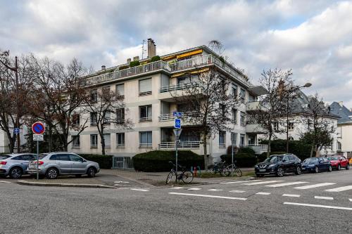 外部景觀, Chaleureux studio Orangerie à Strasbourg (Chaleureux studio Orangerie a Strasbourg) in 奧蘭格里爾區