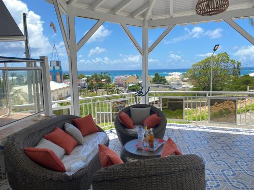 Bungalow Tafial vue sur mer in Sainte Anne
