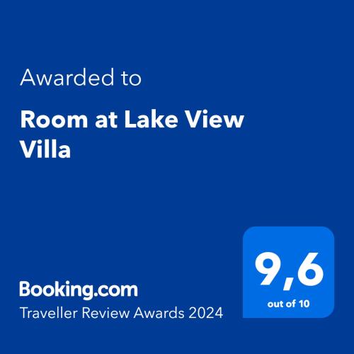 Lake View Homestay with Private Room and Bathroom