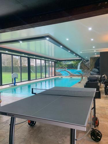 Cottage piscine intérieure31degrés ZOO LA FLECHE24H du Mans