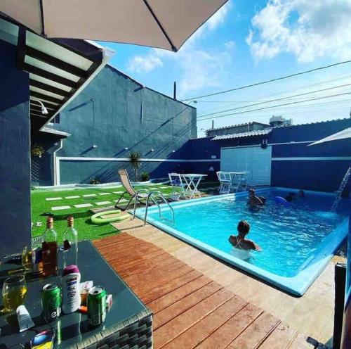 Casa com Piscina Canto do Forte - Praia Grande
