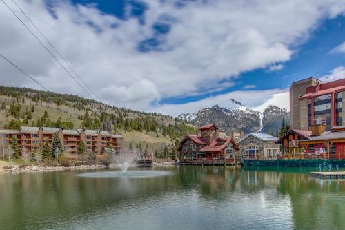 Village Square in Copper Mountain, Vereinigte Staaten von Amerika