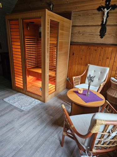 Szauna, Alfapartmány (Alfapartmany) in Krasna Lipa