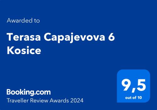 Terasa Capajevova 6 Kosice