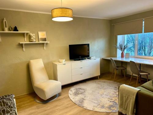 Sunny Apartment with Wall-to-Wall Desk &Tram at Door, Tallinn (photo 7)