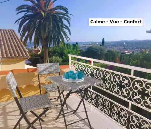 Superb renovated apartment with sea view for 5 - Location saisonnière - Cagnes-sur-Mer