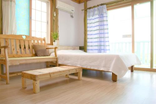 1 double bed