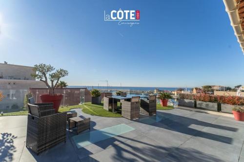 Terrasse vue mer - 8 Couchages gîte à louer Sausset-les-Pins