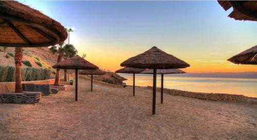 Beach, Comfy Stays Sea View Apartments at DeadSea Samarah Resort in Sowayma