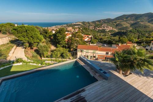 Grande villa avec vue mer et montagne, 5 étoiles ç - Location saisonnière - Banyuls-sur-Mer