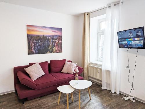 Urlaubsmagie - Ferienwohnung Forellensprung - Sauna & Saisonaler Pool - F2, Sebnitz (foto 6)