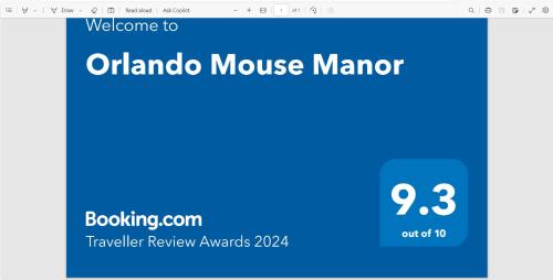 Orlando Mouse Manor