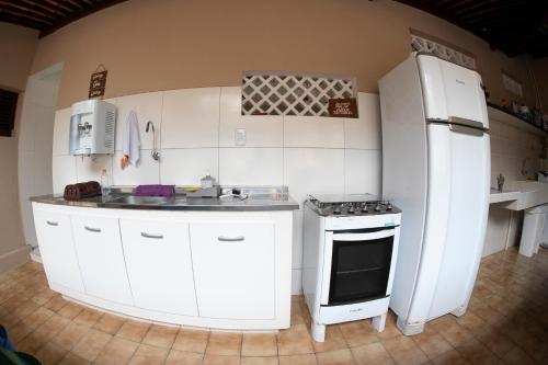 кухня, A Oca Hostel in Жоао-Пессоа