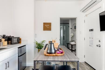 Vibe on the Patio at a Modern Luxury Studio near LAX Beach in Los Angeles, USA