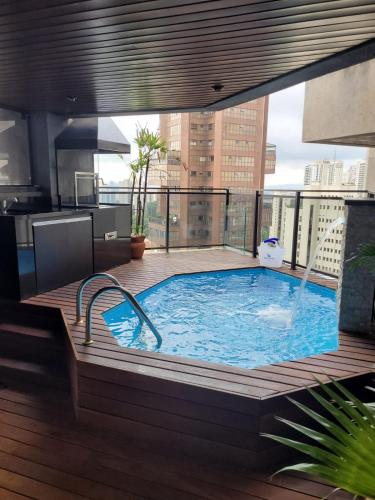 Apartamento Morumbi com Piscina Aquecida com Cromoterapia Exclusiva para você que gosta de conforto e PRIVACIDADE!