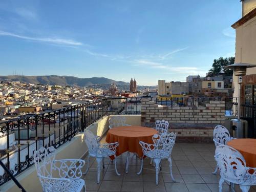 Balcony/terrace, Posada Tolosa in Zacatecas