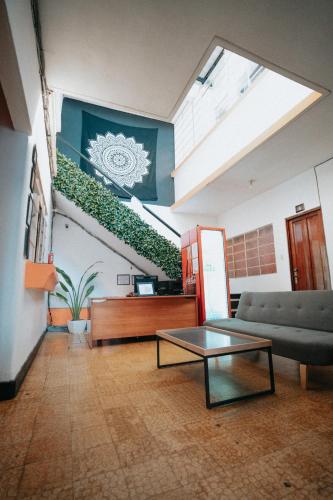 Lobby, Tequila Sunrise Hostel in Guatemala City