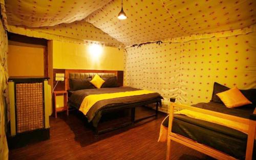 1 double bed