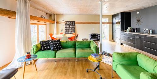 FRIZ Barn Lofts Stylische Ferienwohnungen Garten Parkplatz Zentral in Gundelfingen