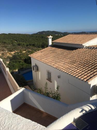 Kilátás, Casa La Vida, stijlvolle Spaanse villa met uniek uitzicht! in Les Fonts