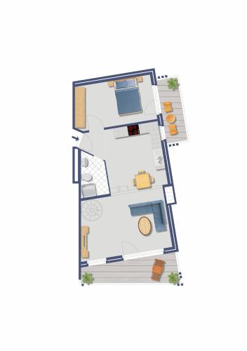 Two-Bedroom Attic Apartment with Matterhorn View image 1