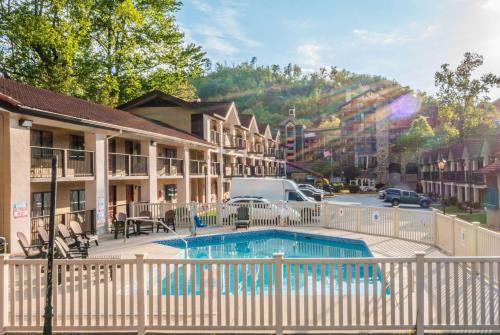 Utsikt, Super 8 By Wyndham Downtown Gatlinburg At Convention Center in Gatlinburg (TN)