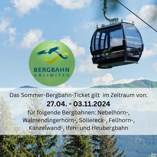 BERGFEX Falkenberg 304 mit Sommer-Bergbahnticket