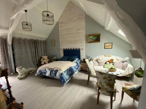 La Patriaie. chez Jacky et Maryse. chambre d'hôte Maillé