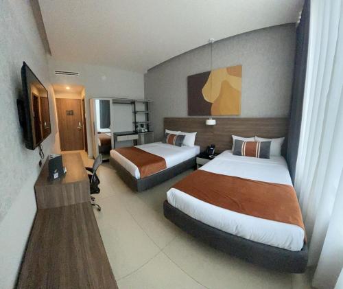 2 twin beds