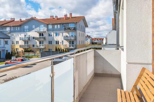 Varanda/terraço, Cały apartament z Victorian wanna i podwojnym prysznicem w spokojnej dzielnicy (Caly apartament z Victorian wanna i podwojnym prysznicem w spokojnej dzielnicy) in Borkowo Lostowickie