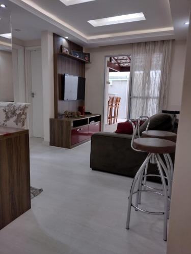 Apto com área Churrasqueira