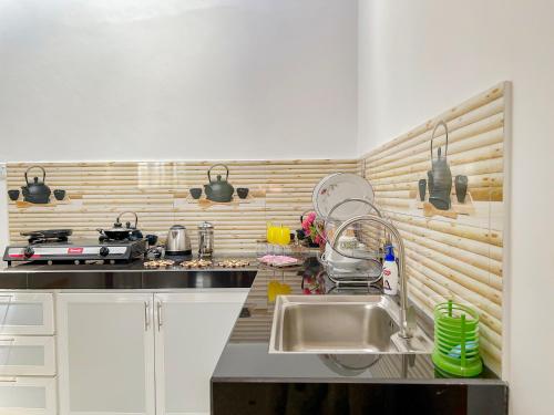 Kitchen, Dill Villa Matara Walpola - Cozy 3bedroom 2Bathroom -Entire Floor in Matara