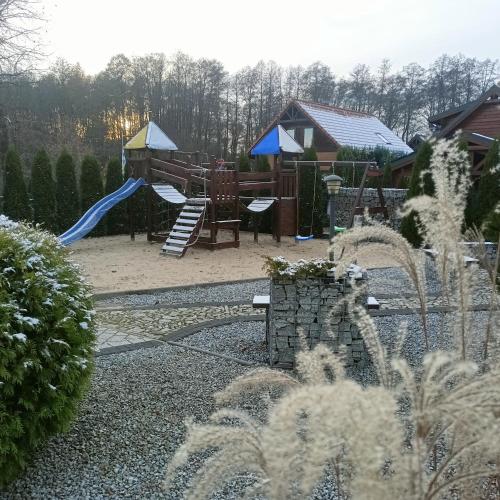Bacowki nad jeziorem Goszcza in Zielona Gora