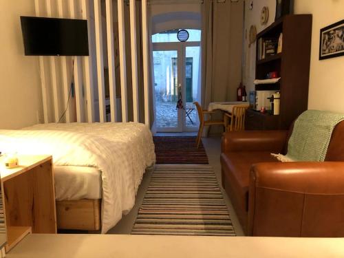 ห้องส่วนกลางสำหรับนั่งเล่น/ดูทีวี, Casa Alta T0 in คาสเตโล เดอ วีด