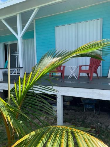 San Salvador Luxury Direct Beach Front Apartment 2 bedroom 1 bath full kitchenin San Salvador, Bahamas