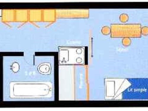Appartement Les Arcs 1800 1 pièce 4 personnes - FR-1-411-426 - main image