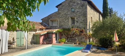 La Picholine chambre Provence - Accommodation - Courry