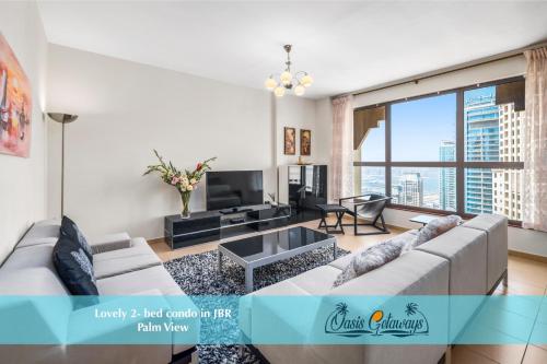 Lovely 2-bed condo in JBR - 5 mins from beach - Palm View!, Dubai
