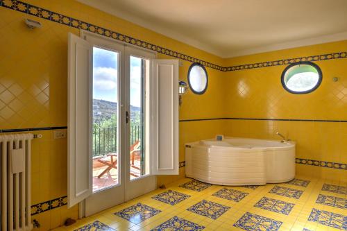 熱水浴缸, Villa il Turro in 馬薩盧布倫塞