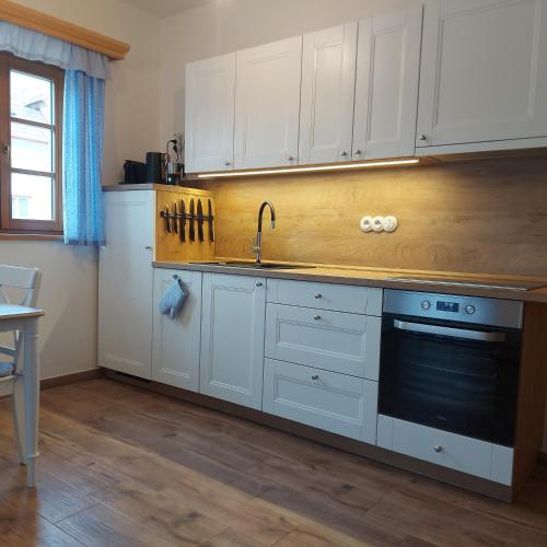 廚房, Apartmány Marie Albeř (Apartmany Marie Alber) in 琴德瑞楚夫赫拉德茨