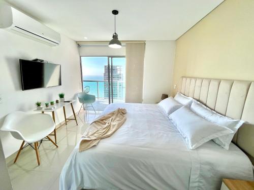 1 king bed, 1 sofa bed