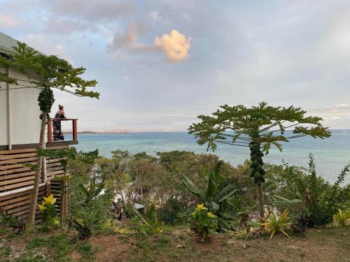 Erkély/terasz, Private Oceanfront Fijian Villa Sleeps 8 in Malolo Sziget