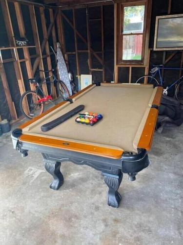 Pool Table A C Grill Out Netflix Bikes Yard